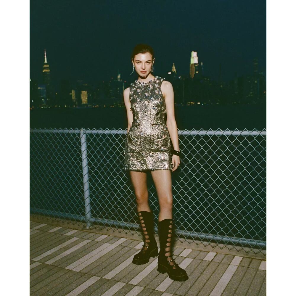 Dr. Martens x Marc Jacobs Kiki Boots in BLACK BUTTERO (Women's sizing) - Picture 5 of 10